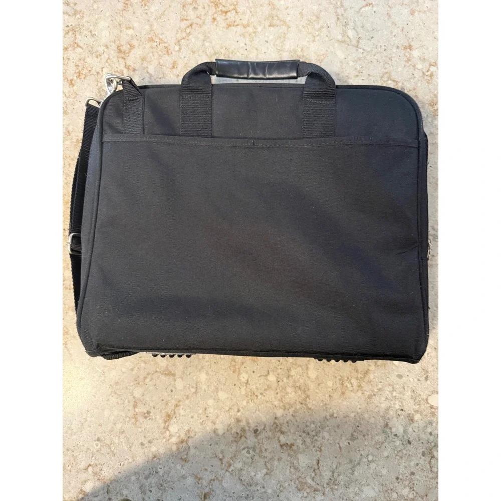 HP Laptop Messenger Bag Black Ballistic Nylon Briefcase Shoulder Strap Case